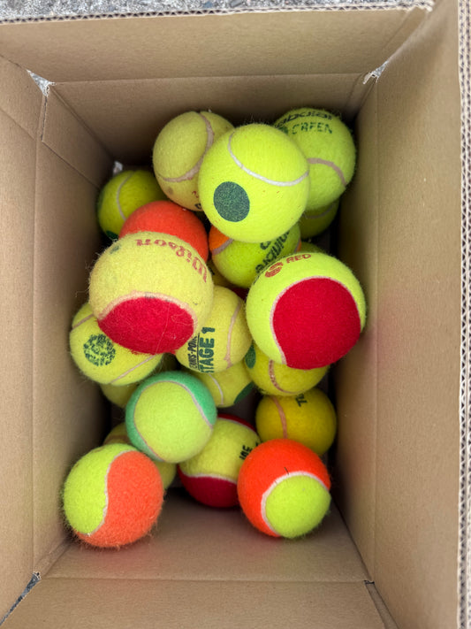 100x Stage 1/2/3 Tennis Balls for Kids and Dogs – Well-Known Brands at a Reduced Price