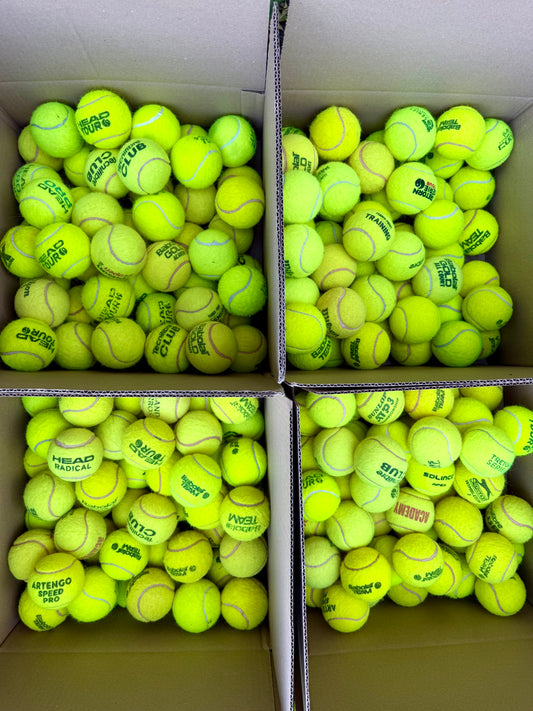 400x Tennis Balls in Excellent Condition - Popular Brands at a Reduced Price