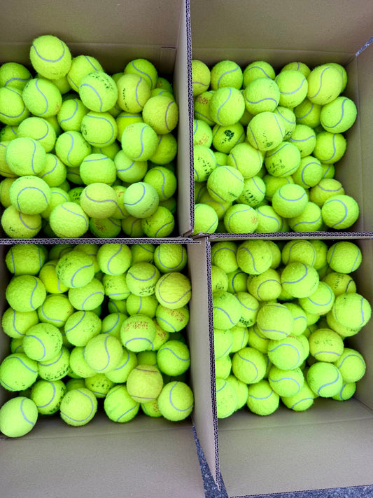 400x Tennis Balls in Good Condition - Well-Known Brands at a Reduced Price