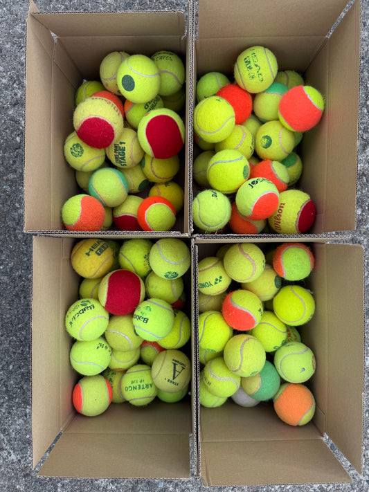 100x Stage 1/2/3 Tennis Balls for Kids and Dogs – Well-Known Brands at a Reduced Price