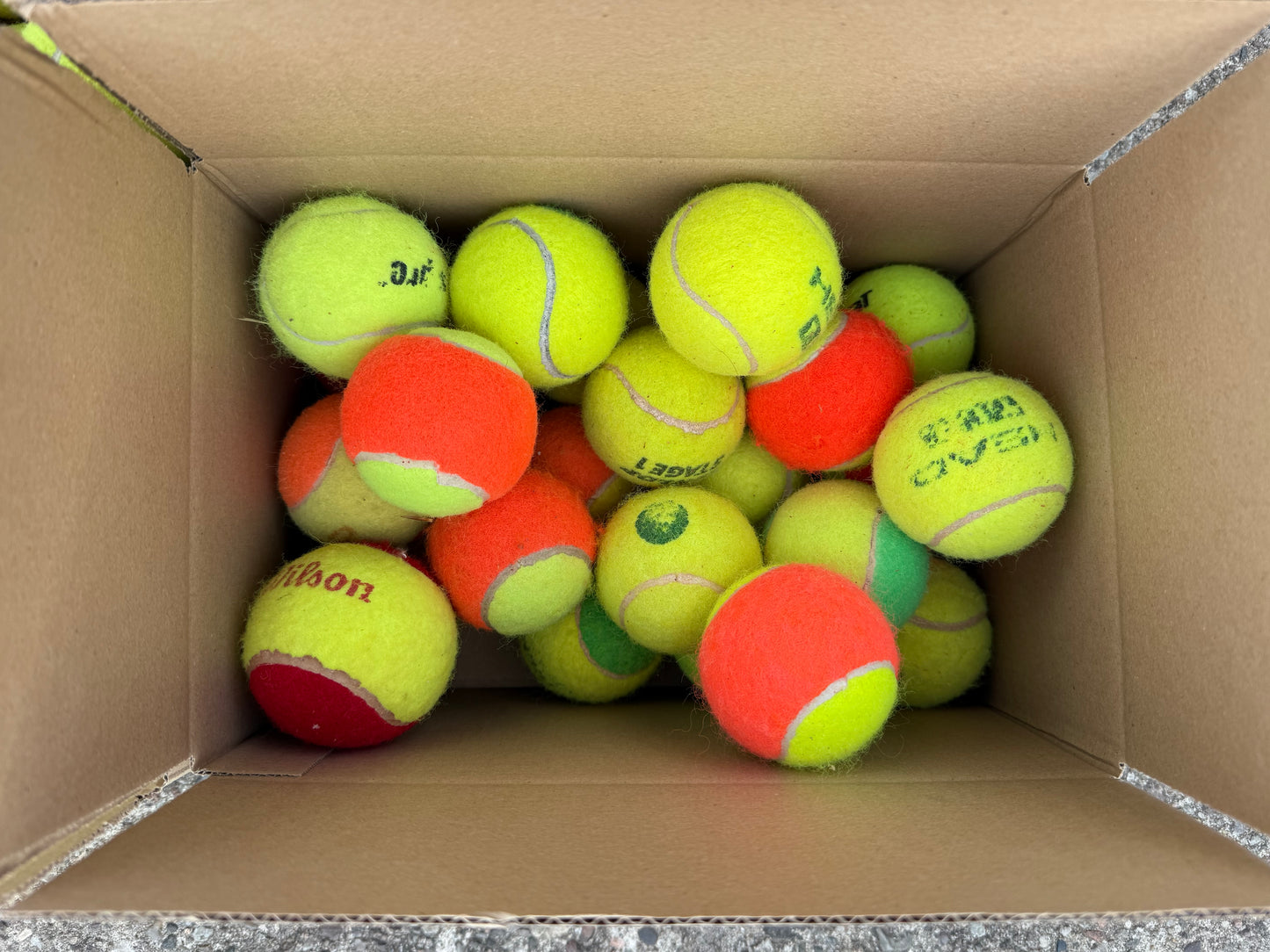 100x Stage 1/2/3 Tennis Balls for Kids and Dogs – Well-Known Brands at a Reduced Price